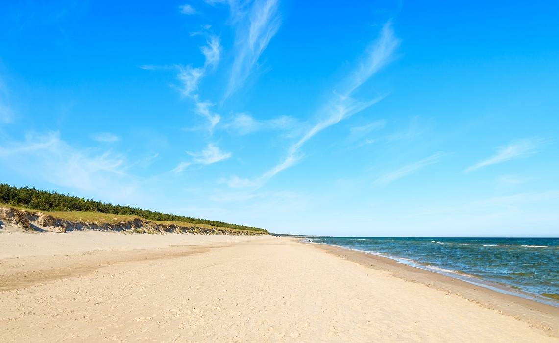 Grafika Plaże w Łebie